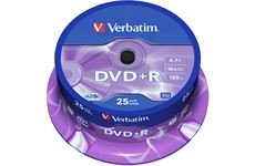 Verbatim DVD+R 4,7GB 16X 25er SP 25 Stück