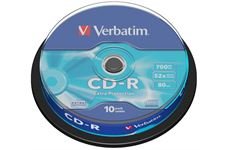 Verbatim CD-R 700MB 52X 10er SP Extra 10 Stück