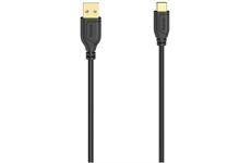 Hama Flexi & Slim USB-C Kabel (0,75m) (schwarz)