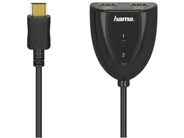Hama HDMI-Umschalter 2x1 (schwarz)